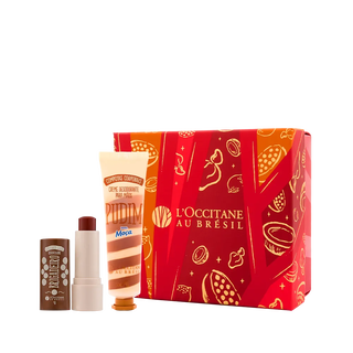 Presente com Hidratante Labial de Brigadeiro e Creme de M&atilde;os de Pudim